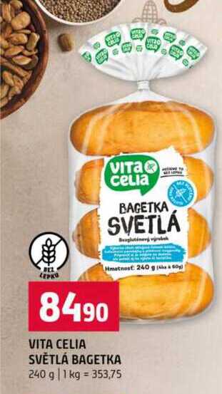 VITA CELIA SVĚTLÁ BAGETKA 240 g