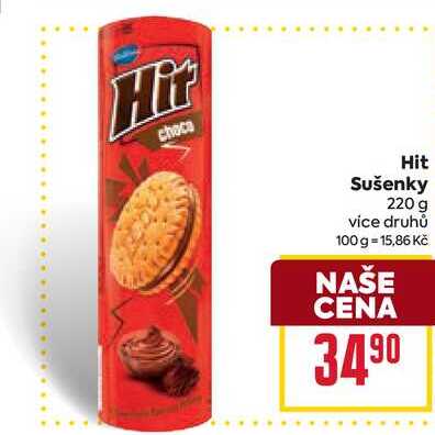 Hit Sušenky 220 g