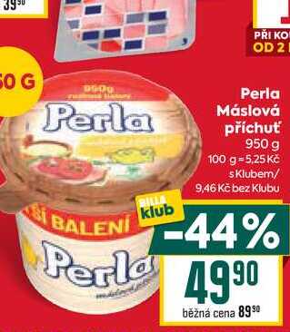 Perla Máslová příchuť 950 g  