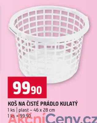 KOŠ NA ČISTÉ PRÁDLO KULATÝ 1 ks