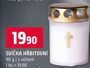 SVÍČKA HŘBITOVNÍ 90 g