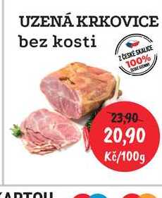 UZENÁ KRKOVICE bez kosti 100g