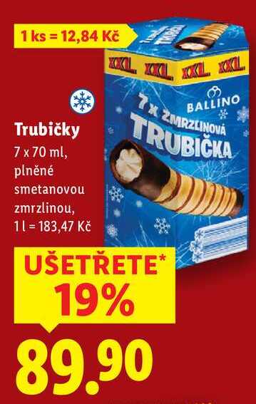 Trubičky, 7x 70 ml