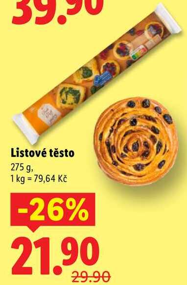 Listové těsto, 275 g