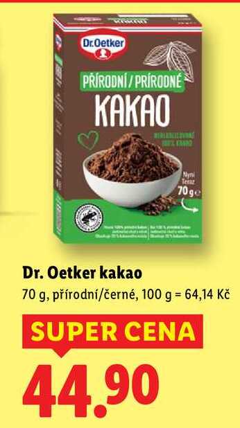 Dr. Oetker kakao, 70 g