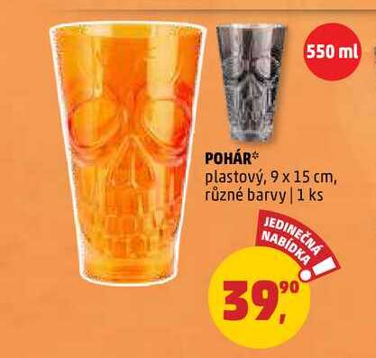 POHÁR, 1 ks