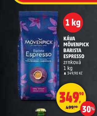 KÁVA MÖVENPICK BARISTA ESPRESSO zrnková, 1 kg