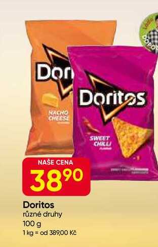 Doritos různé druhy 100 g 