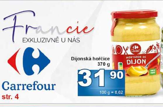 Dijonská hořčice 370 g 