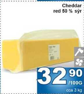 Cheddar red 50% sýr 100g