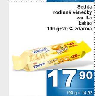 Sedita rodinné věnečky 100g