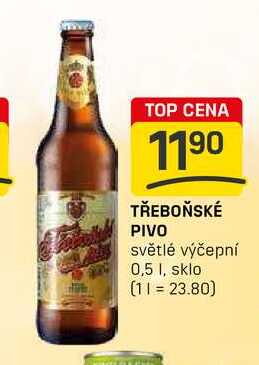 TŘEBOŇSKÉ PIVO světlé výčepní 0,5l