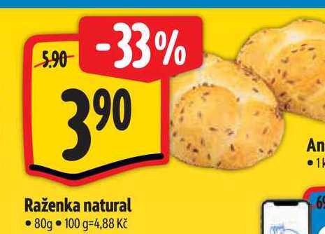   Raženka natural 80g 