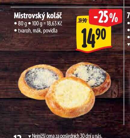   Mistrovský koláč 80 g 