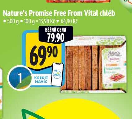 Nature's Promise Free From Vital chléb 500 g 