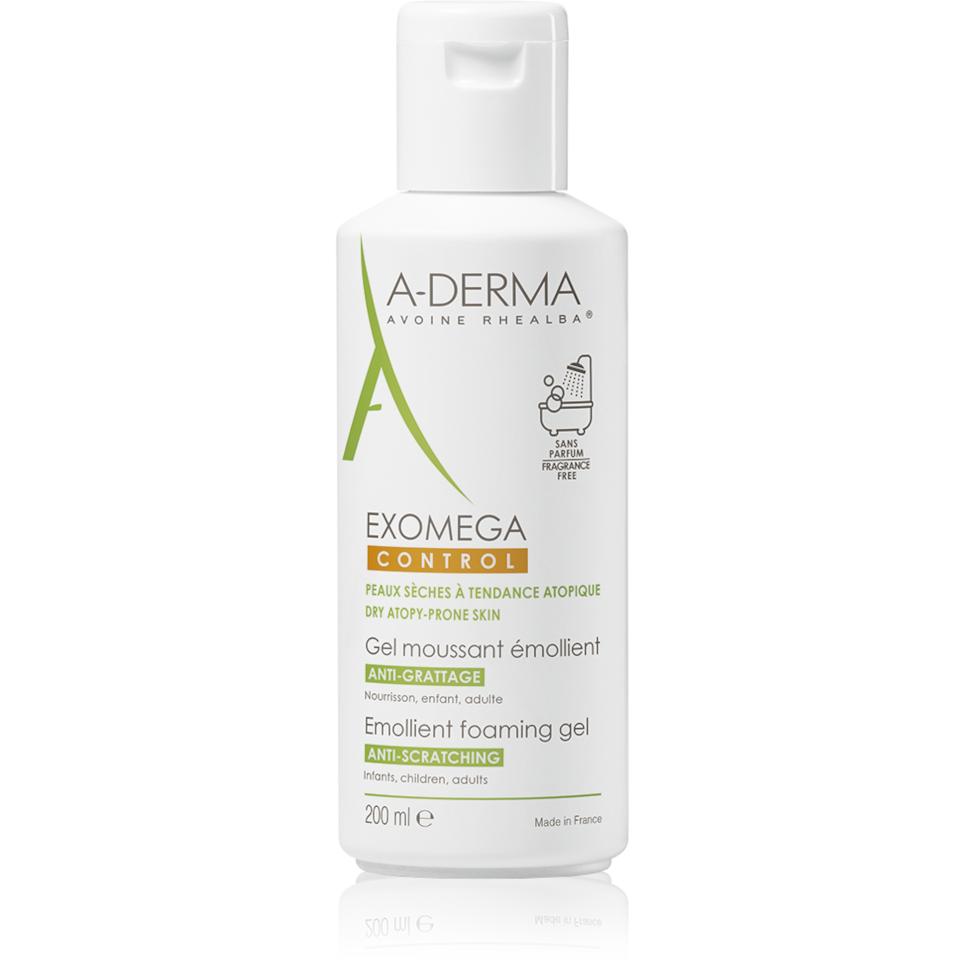 A-derma Exomega Control Zvláč.pěnivý Gel 200ml
