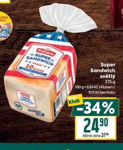 Super Sandwich světlý 375 g