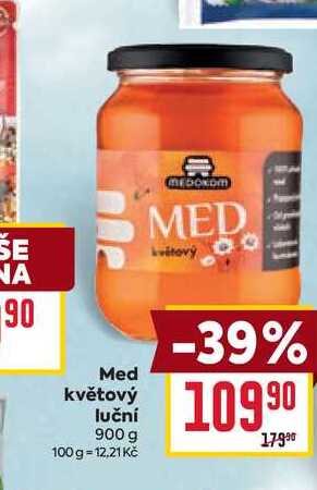 Med květový luční 900 g