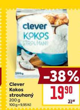 Clever Kokos strouhaný 200 g 
