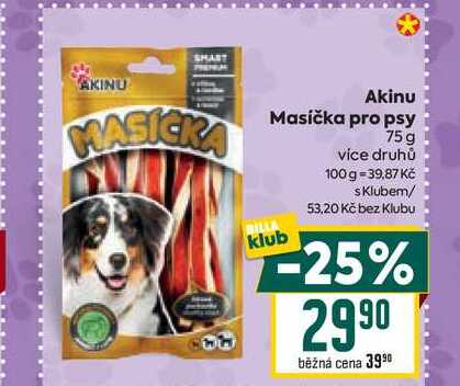 Akinu Masička pro psy 75 g