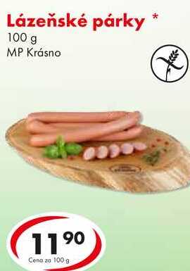 Lázeňské párky, 100 g   