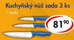 Kuchyňský nůž sada, 3 ks