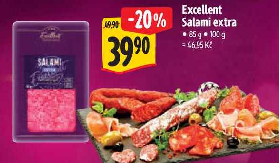 Excellent Salami extra, 85 g  