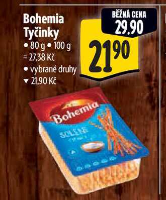 Bohemia Tyčinky 80 g 