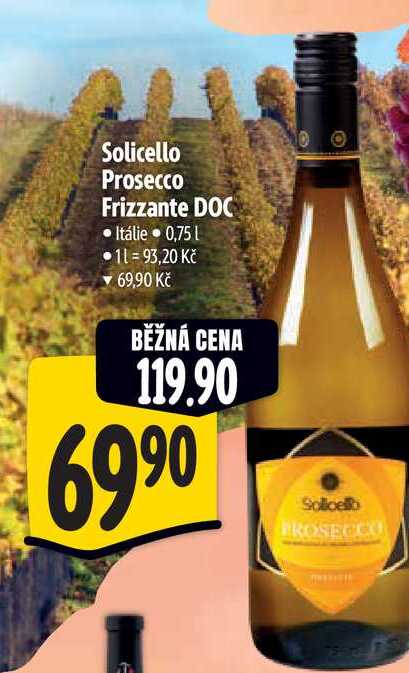   Solicello Prosecco Frizzante DOC 0,75 l
