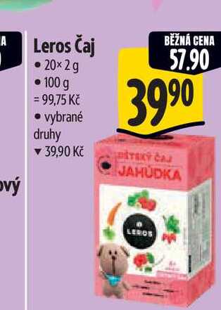   Leros Čaj  20x2g 