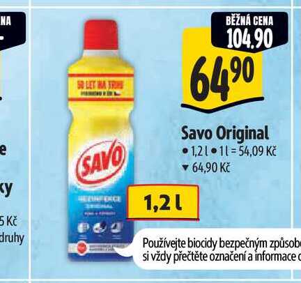  Savo Original 1,21  