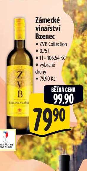   Zámecké vinařství Bzenec  0,75 l