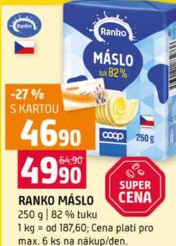 Ranko MÁSLO 250 g