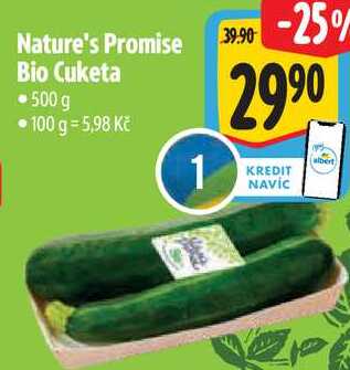 Nature's Promise Bio Cuketa, 500 g