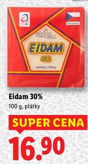 Eidam 30%, 100 g