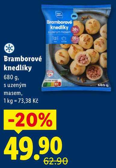 Bramborové knedlíky, 680 g