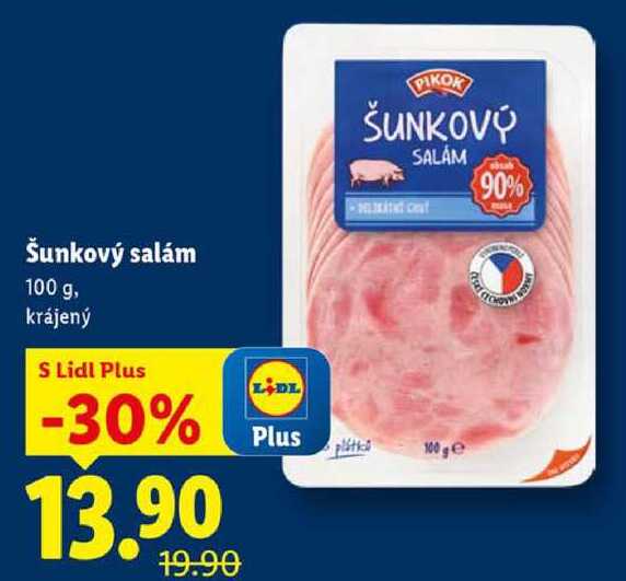Šunkový salám, 100 g