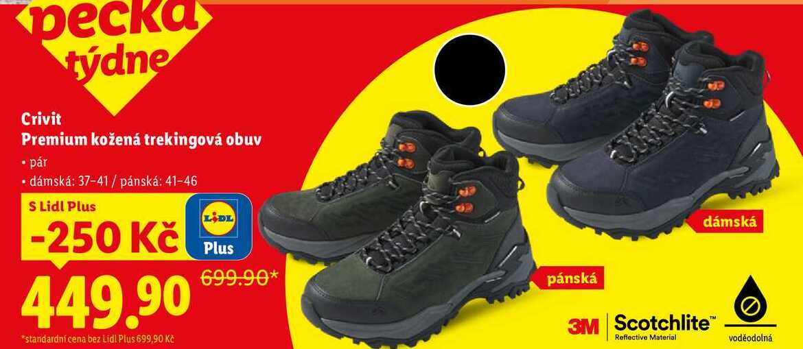 Crivit Premium kožená trekingová obuv 