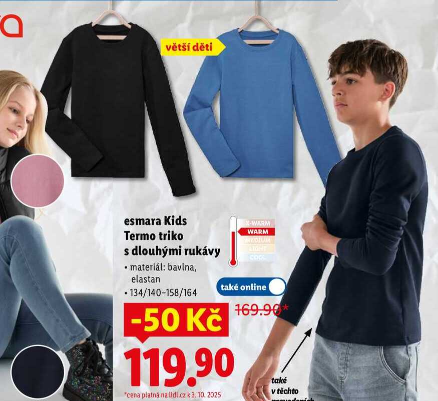 esmara Kids Termo triko s dlouhými rukávy 