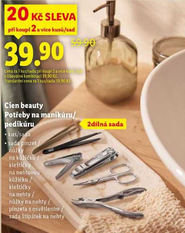 Cien beauty Potřeby na manikúru/pedikúru