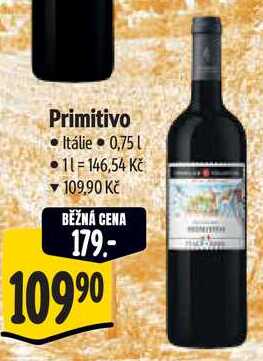 Primitivo, 0,75 l