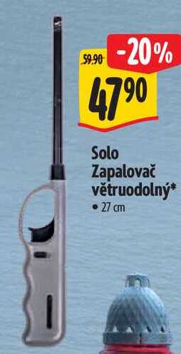 Solo Zapalovač větruodolný