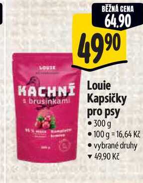 Louie Kapsičky pro psy, 300 g 