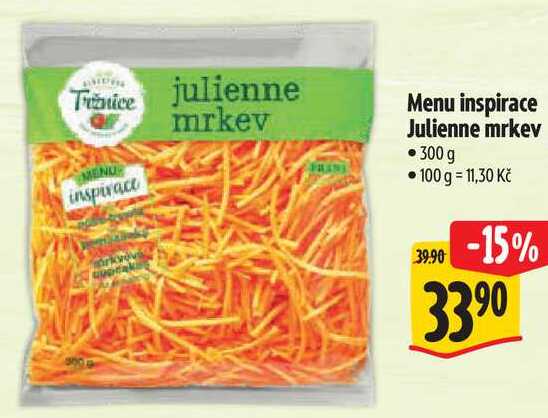 Menu inspirace Julienne mrkev, 300 g 