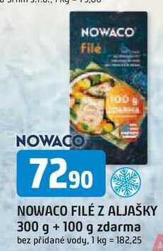 NOWACO FILÉ Z ALJAŠKY 300 g + 100 g zdarma 