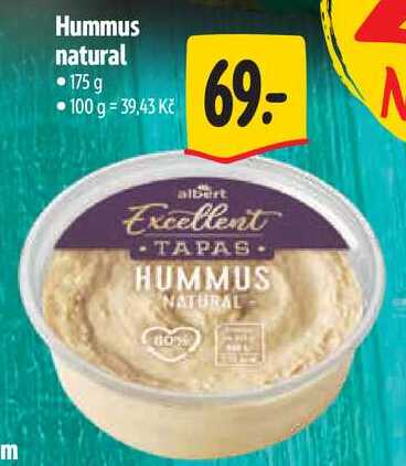 Hummus natural, 175 g