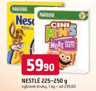 NESTLÉ 225-250 g vybrané druhy