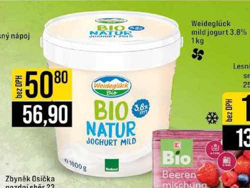 Weideglück mild jogurt 3.8% 1 kg 