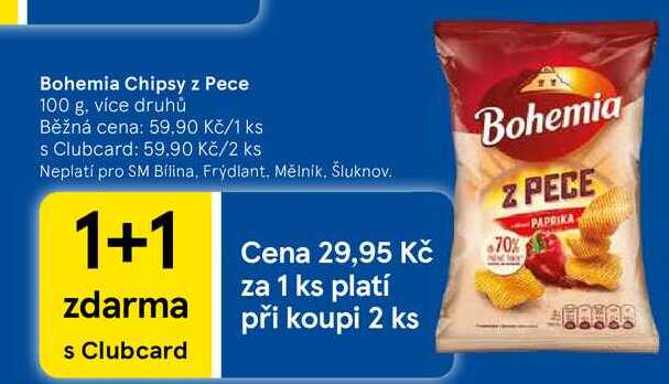 Bohemia Chipsy z Pece, 100 g 