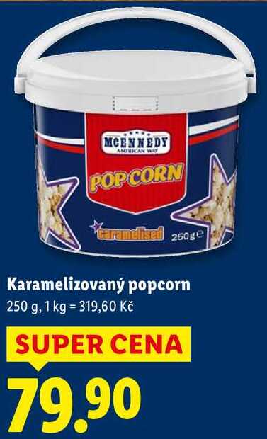 Karamelizovaný popcorn, 250 g